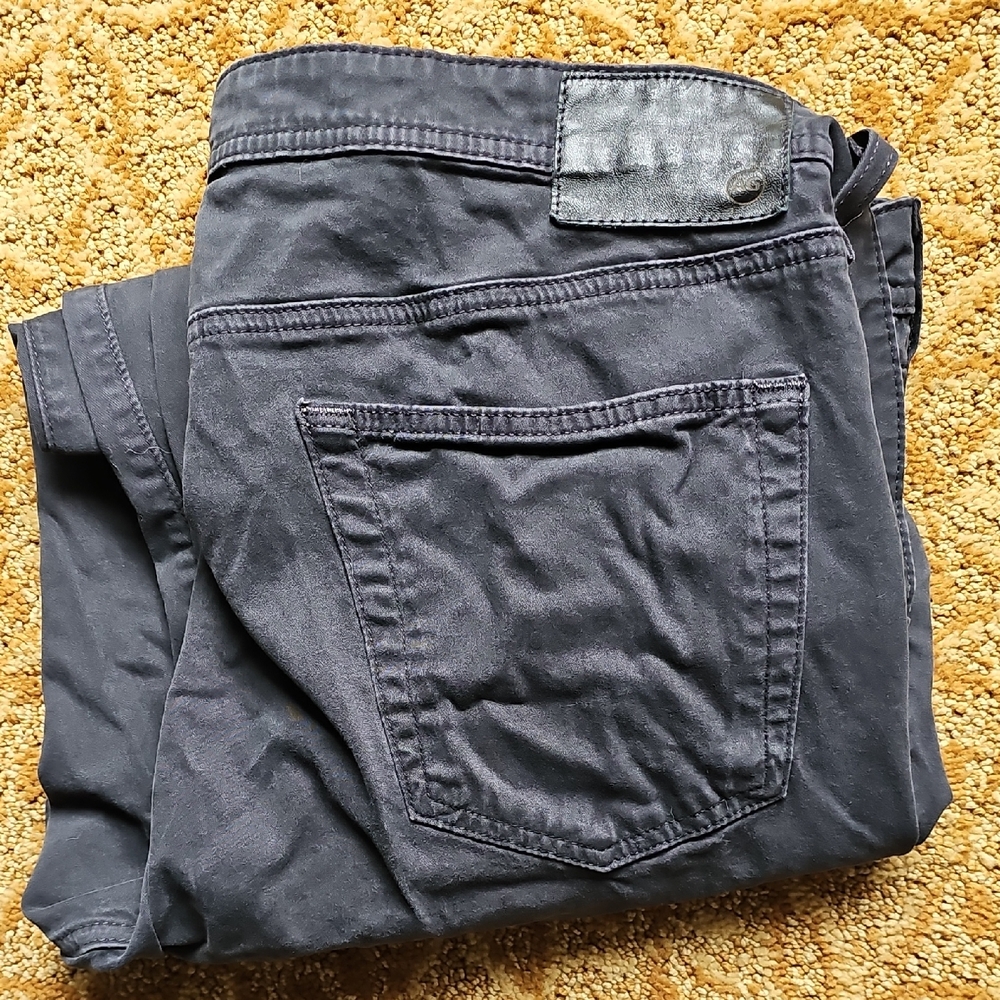 Ag Adriano Goldschmied The Tellis Modern Slim Black Jeans - Picture 4 of 4